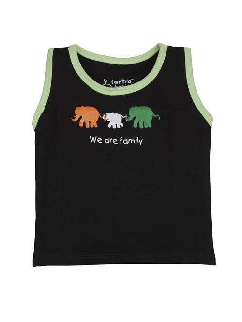 black cotton t-shirt - 15415067 - Standard Image - 1