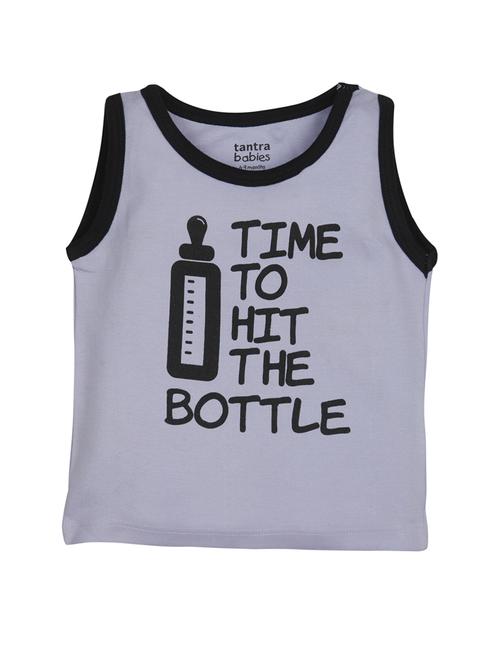 grey cotton t-shirt - 15415072 - Standard Image - 1