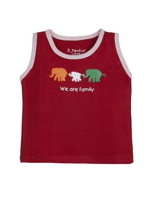 red cotton t-shirt - 15415077 - Standard Image - 1