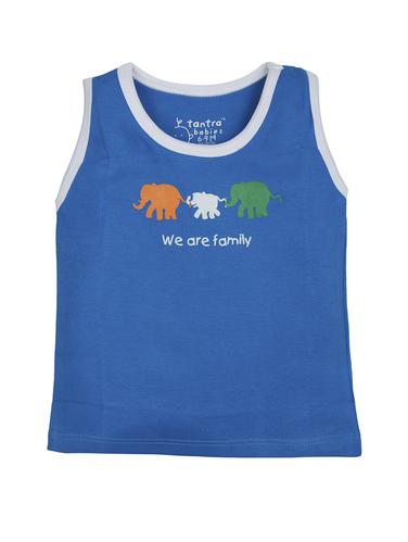 blue cotton t-shirt - 15415102 - Very Small Image - 1