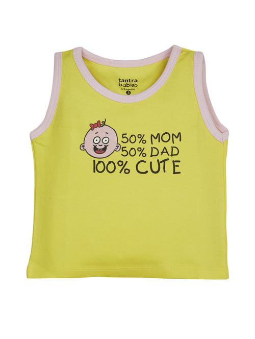 yellow cotton t-shirt - 15415107 - Standard Image - 1