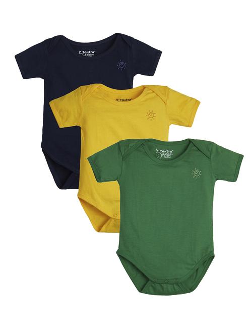 multi colored cotton onesies - 15415142 - Standard Image - 1