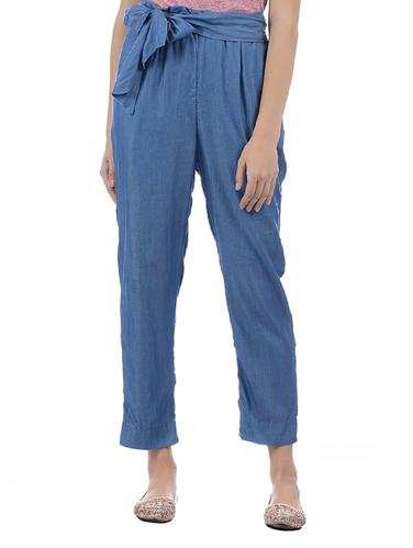 tie knot belt detail peg trouser - 15415257 - Very Small Image - 1