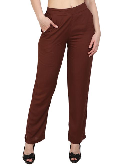 mid-rise straight palazzo - 15415540 - Standard Image - 1