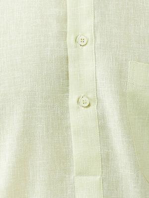 green cotton kurta pyjama set - 15415920 - Standard Image - 4