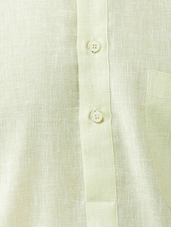green cotton kurta pyjama set - 15415920 - Zoom Image - 4