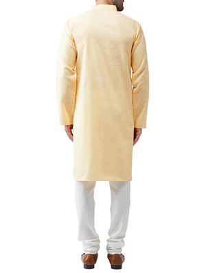yellow cotton kurta pyjama set - 15415922 - Standard Image - 2