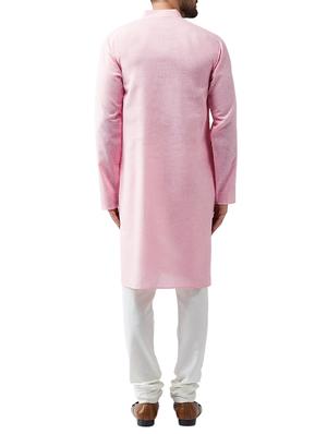 pink cotton kurta pyjama set - 15415925 - Standard Image - 2