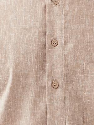 brown cotton kurta pyjama set - 15415927 - Standard Image - 3