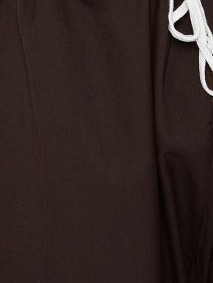 chocolate brown cotton pathani set - 15416072 - Standard Image - 5