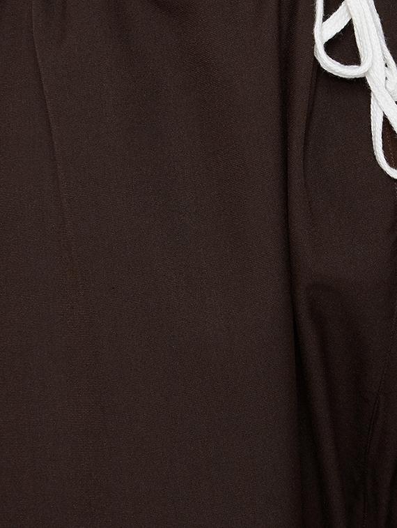 chocolate brown cotton pathani set - 15416072 - Zoom Image - 5