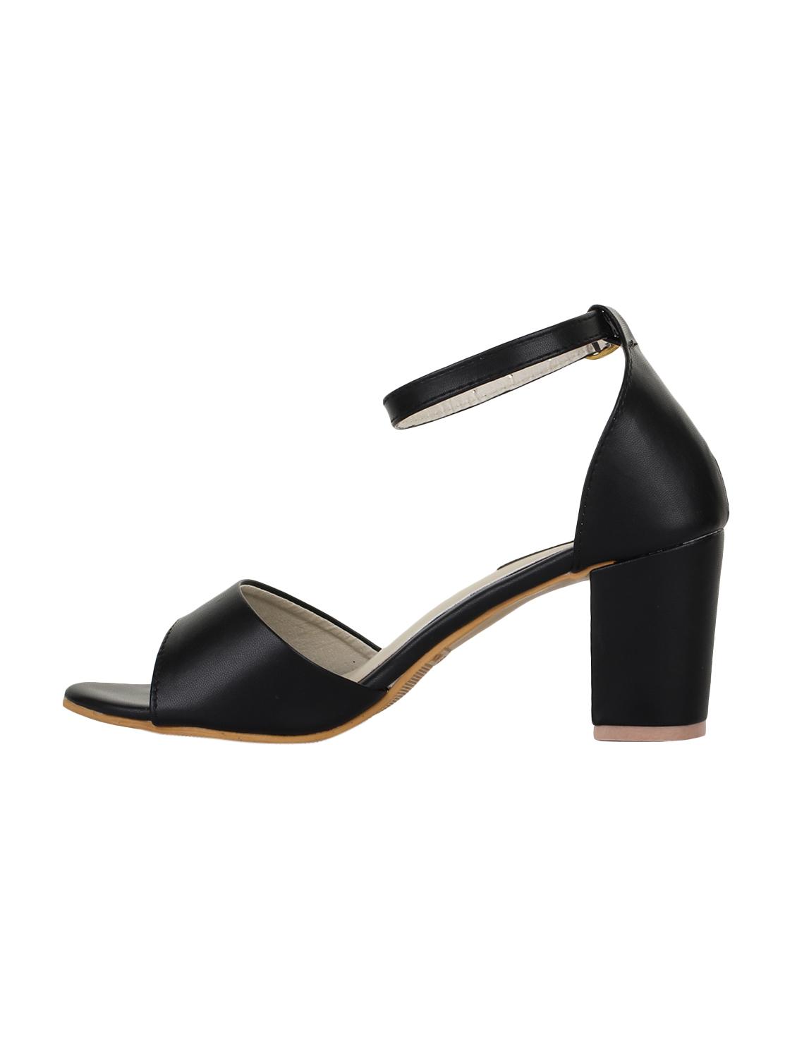 black ankle strap sandals - 15416124 - Zoom Image - 2