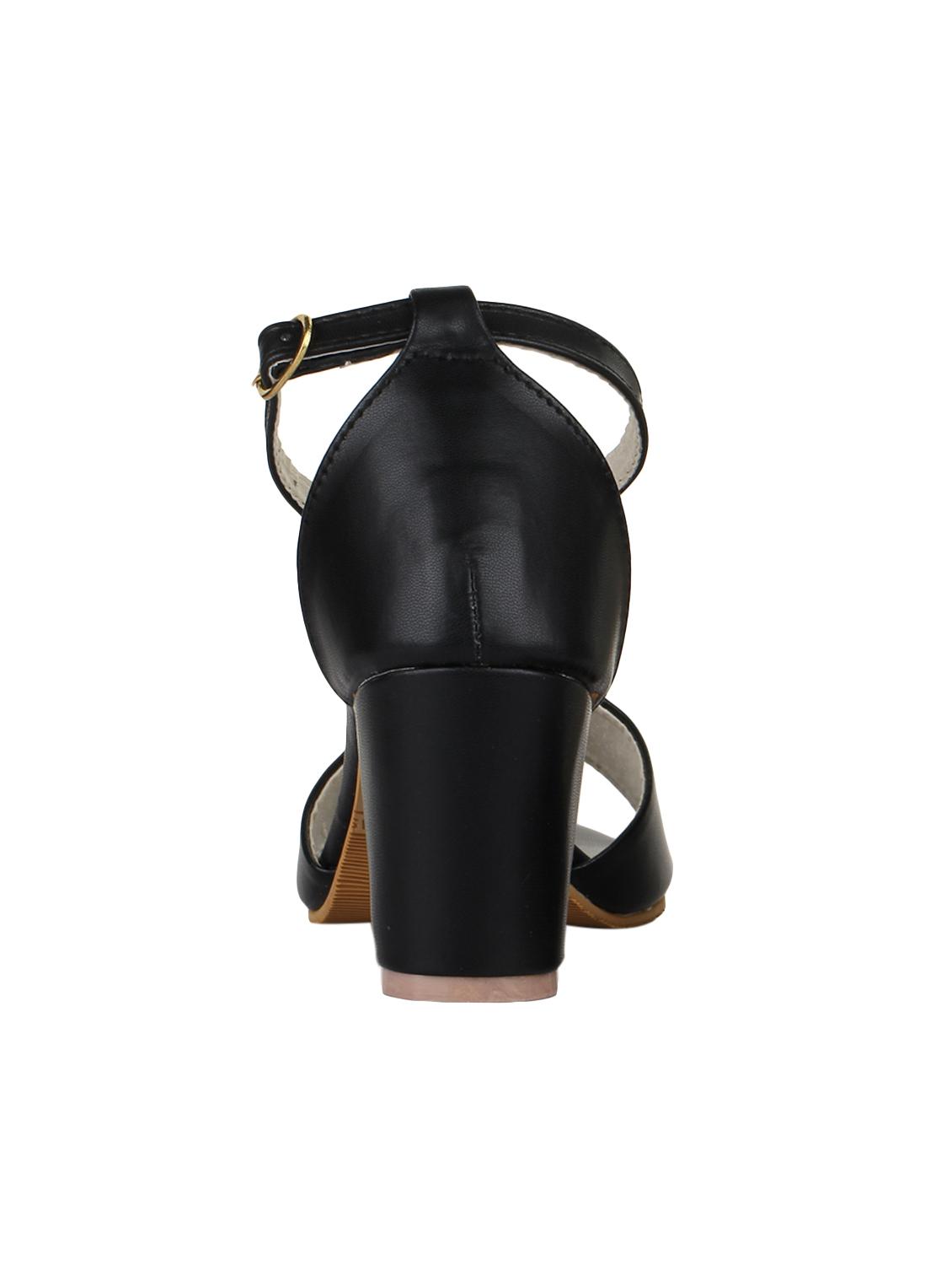 black ankle strap sandals - 15416124 - Zoom Image - 3