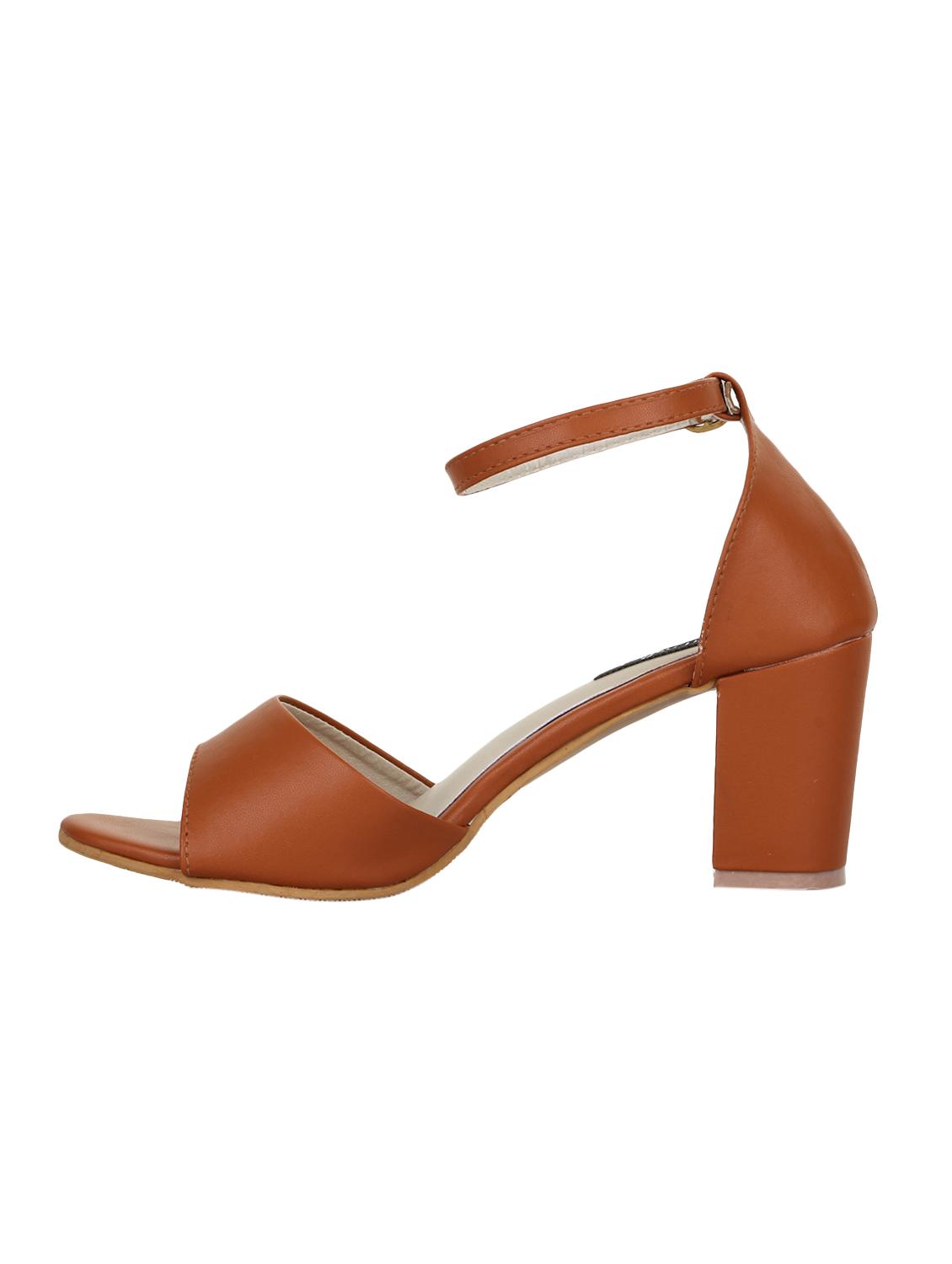 tan ankle strap sandals - 15416126 - Zoom Image - 2