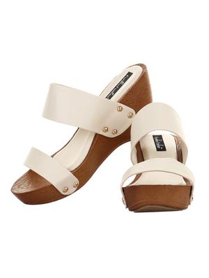 white platforms wedges - 15416127 - Standard Image - 2