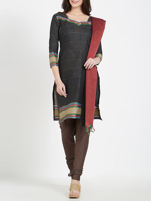 churidaar unstitched suit - 15416156 - Standard Image - 1