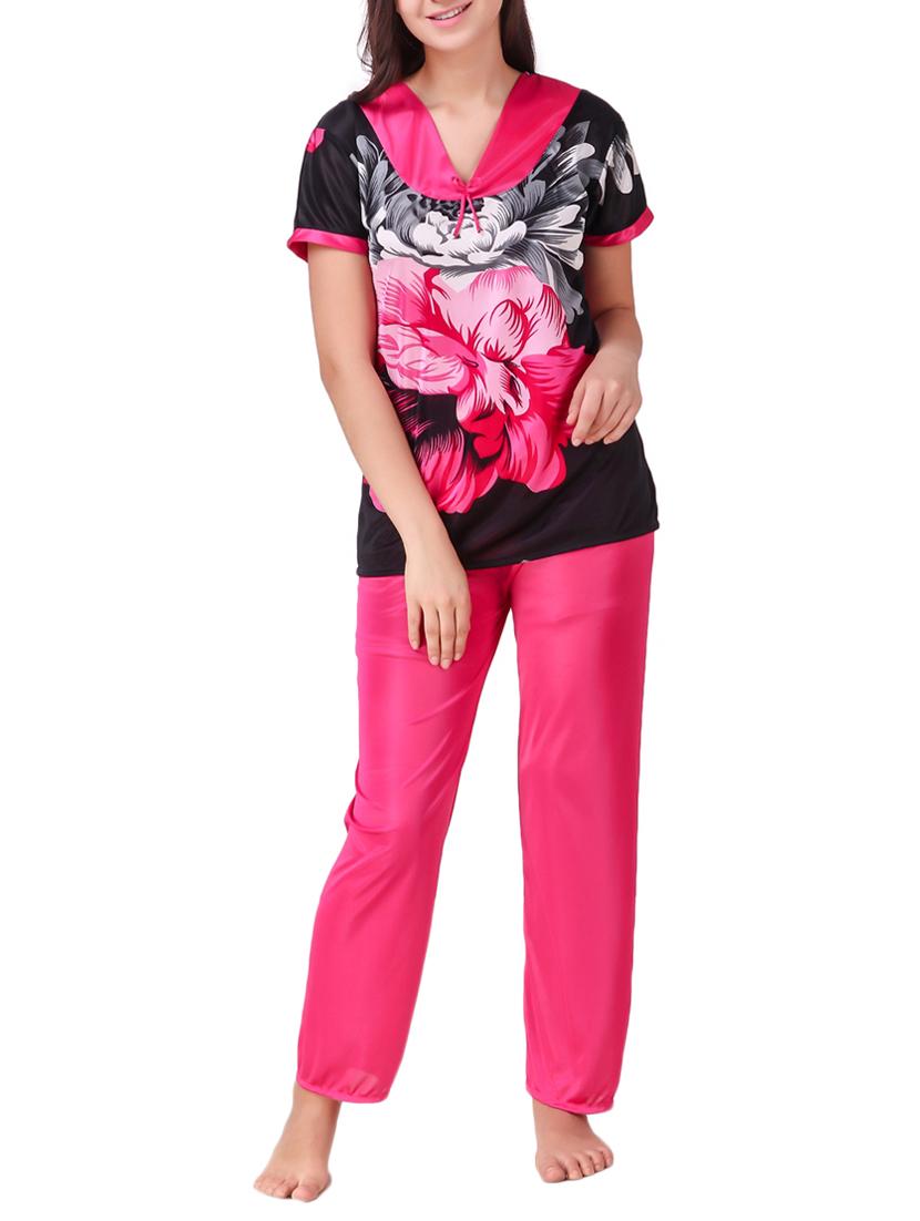 floral nightwear pajama set - 15416601 - Zoom Image - 1