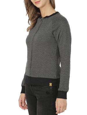 zip up long sleeved sweatshirt - 15416646 - Standard Image - 2