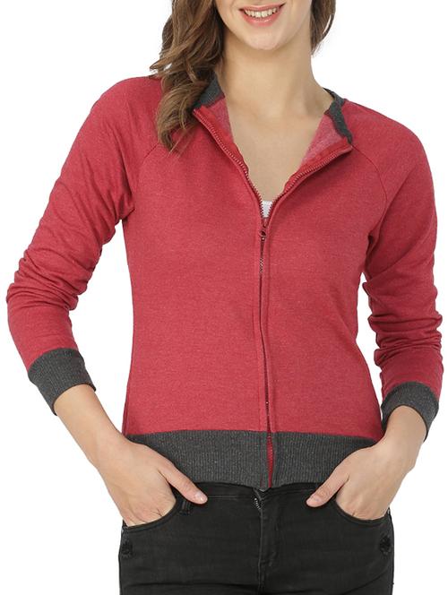 zip up long sleeved sweatshirt - 15416647 - Standard Image - 1