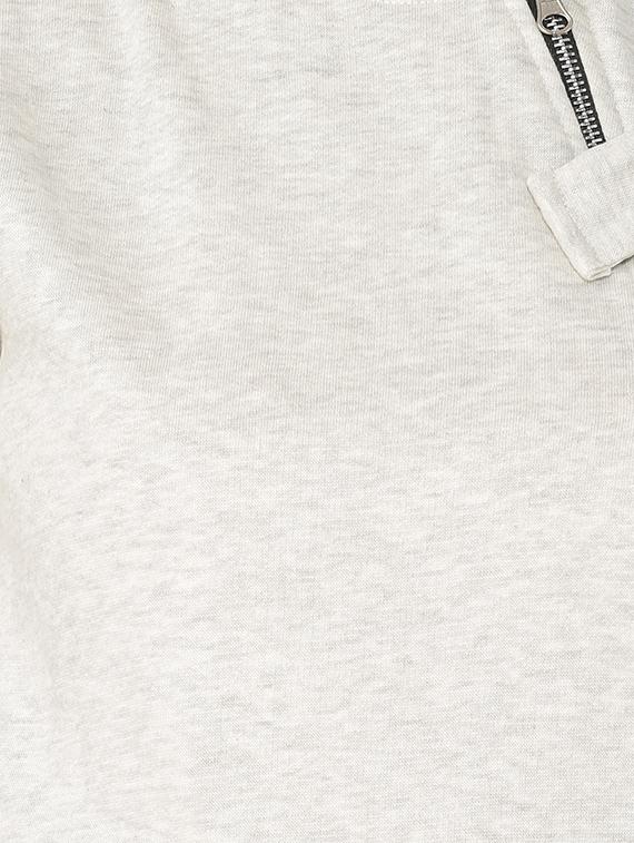 hooded zip detail sweatshirt - 15416652 - Zoom Image - 4