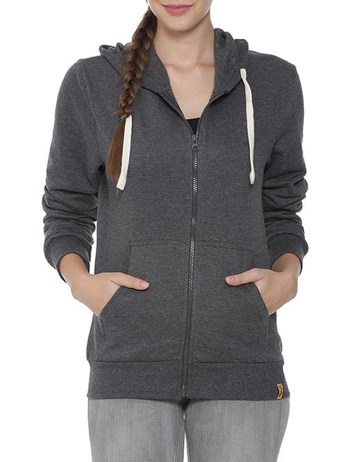 hooded zip up sweatshirt - 15416654 - Standard Image - 1
