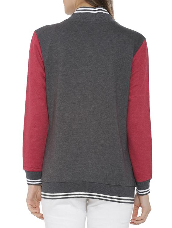 button down varsity jacket - 15416657 - Zoom Image - 3