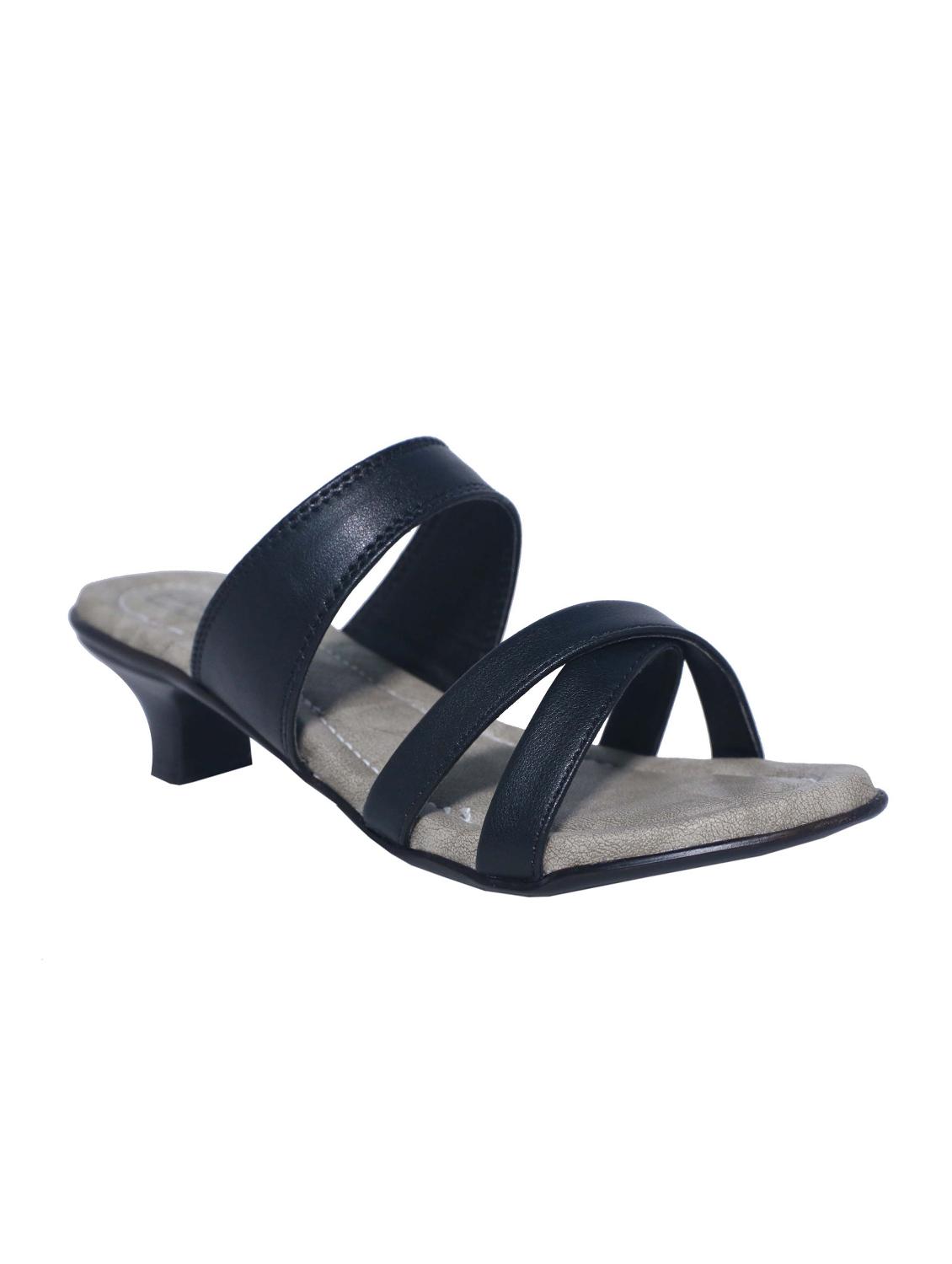 black slip on sandals - 15416723 - Zoom Image - 1