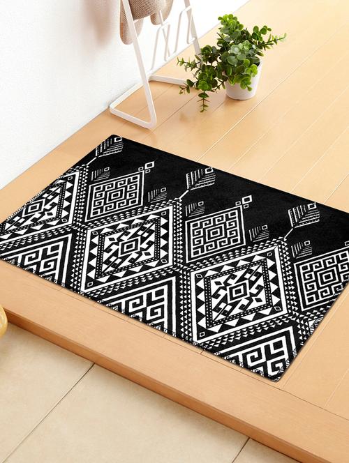 1 Pc Velvet finish Anti skid Doormat - 15417172 - Standard Image - 1