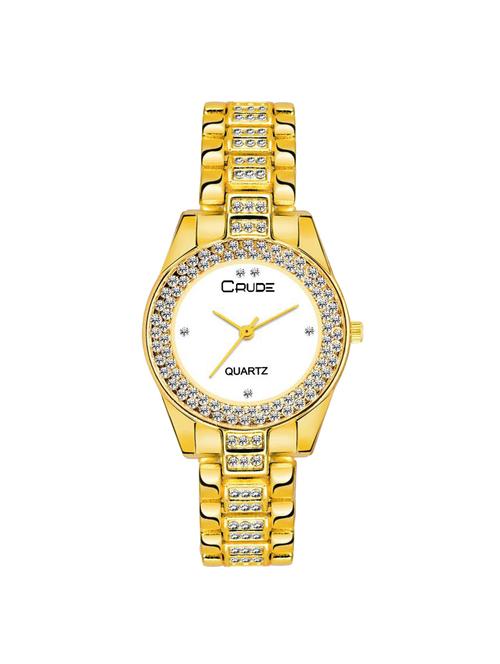 Crude rg2049 white dial watch for women - 15417181 - Standard Image - 1