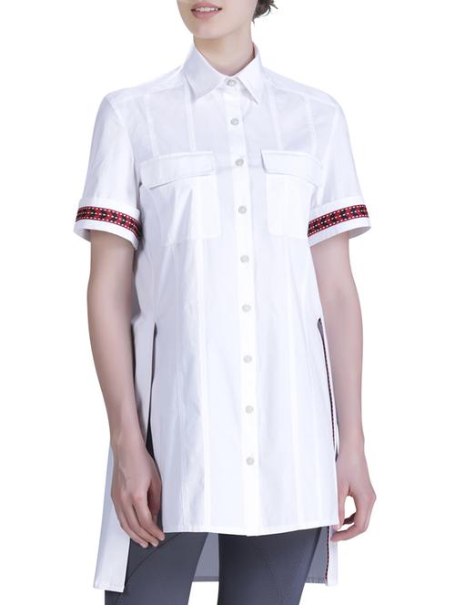 high low shirt tunic - 15417267 - Standard Image - 1