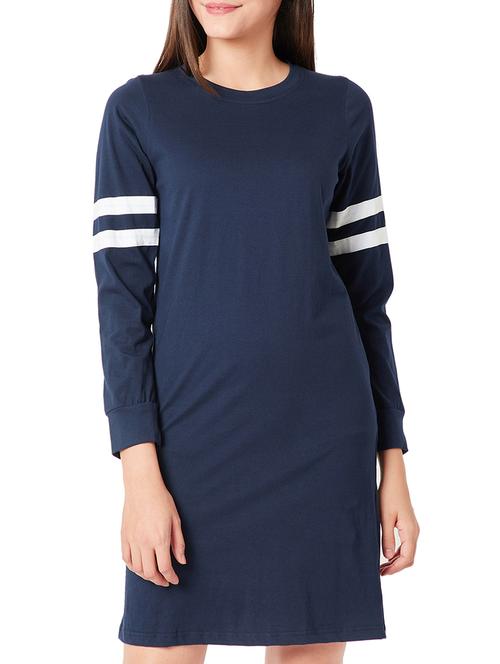Varsity striped shift dress - 15417393 - Standard Image - 1