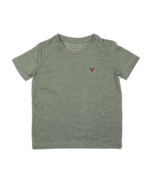 grey cotton blend tshirt - 15417735 - Standard Image - 1