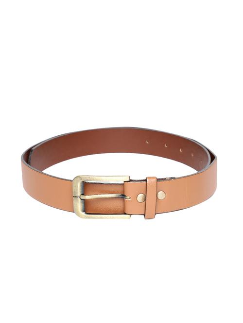 brown synthetic leather) belt - 15417961 - Standard Image - 1