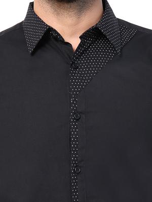 black printed casual shirt - 15418123 - Standard Image - 4