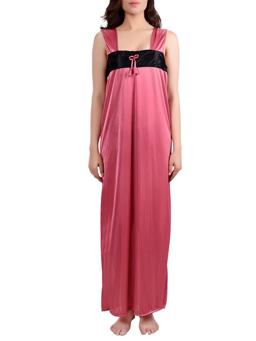 square neck bow detail nighty - 15418352 - Standard Image - 1