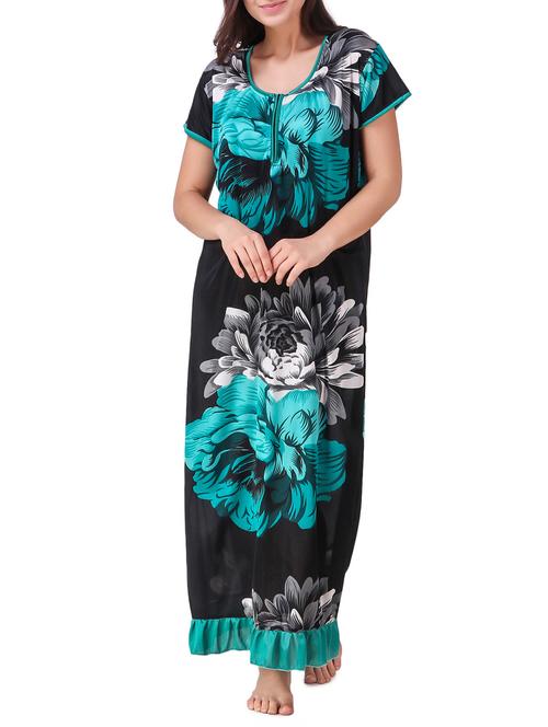 floral frilled hem nighty - 15418356 - Standard Image - 1