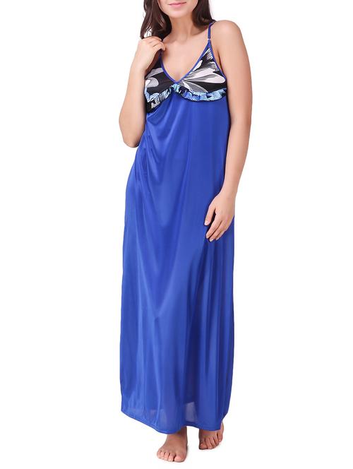 frill trim cami nighty - 15418363 - Standard Image - 1