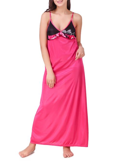 frill trim cami nighty - 15418365 - Standard Image - 1