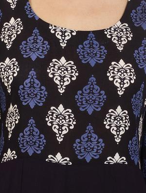 flared printed kurta - 15418408 - Standard Image - 4