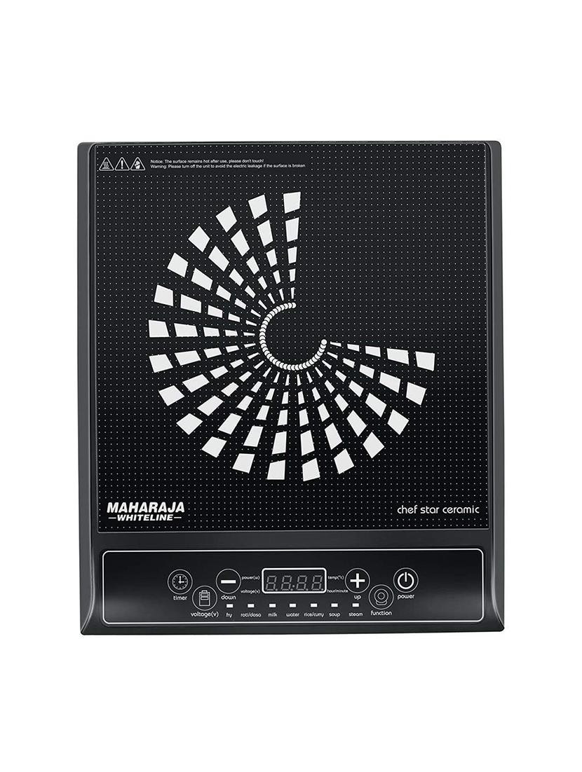 Maharaja Whiteline Chef Star Ceramic IC-108 1400-Watt Induction Cooker (Black) - 15418575 - Zoom Image - 1