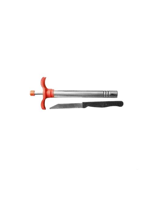 ignite premium quality satainlees steel gas lighter with knife - 15418633 - Standard Image - 1