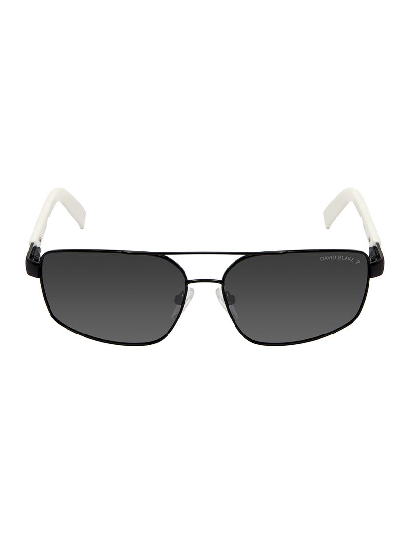 David Blake Black Rectangular Polarized Uv Protected Sunglass - 15418685 - Zoom Image - 1