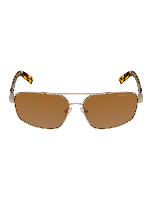 David Blake Brown Rectangular Polarized Uv Protected Sunglass - 15418687 - Standard Image - 1