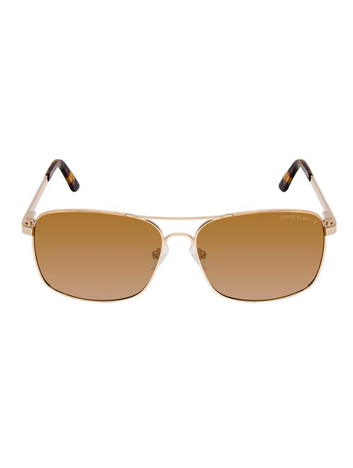 David Blake Brown Rectangular Gradient Polarized Uv Protected Sunglass - 15418696 - Standard Image - 1