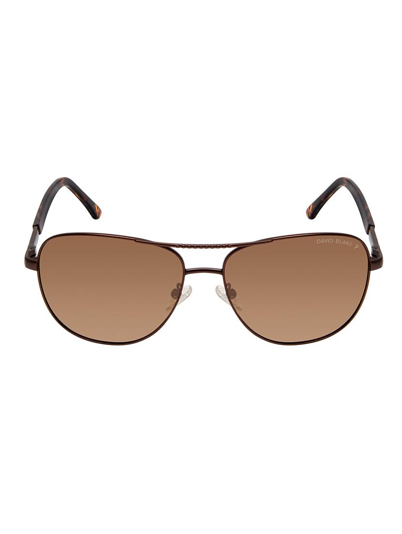 david blake brown aviator gradient polarized uv protected sunglass - 15418702 - Zoom Image - 1