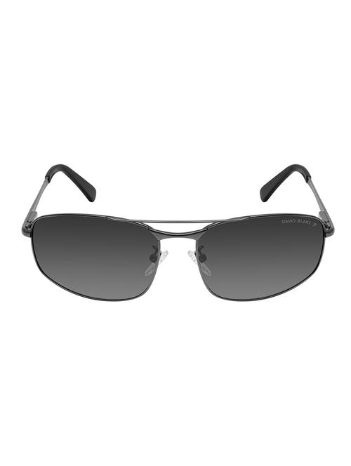 David Blake Grey Rectangular Gradient Polarized Uv Protected Sunglass - 15418711 - Standard Image - 1