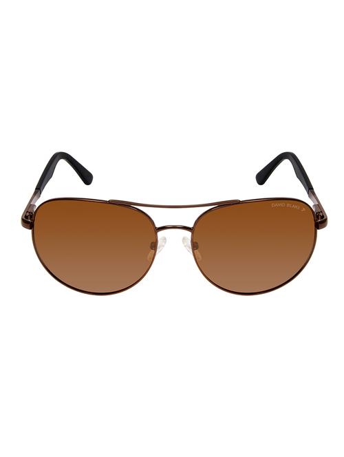David Blake Brown Aviator Polarized Uv Protected Sunglass - 15418792 - Standard Image - 1