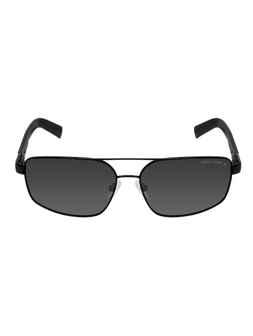 David Blake Black Rectangular Polarized Uv Protected Sunglass - 15418798 - Very Small Image - 1