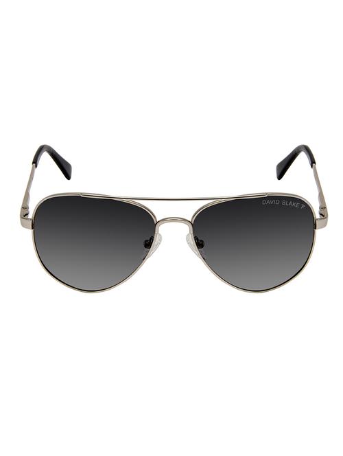 David Blake Grey Aviator Polarized Uv Protected Sunglass - 15418802 - Standard Image - 1