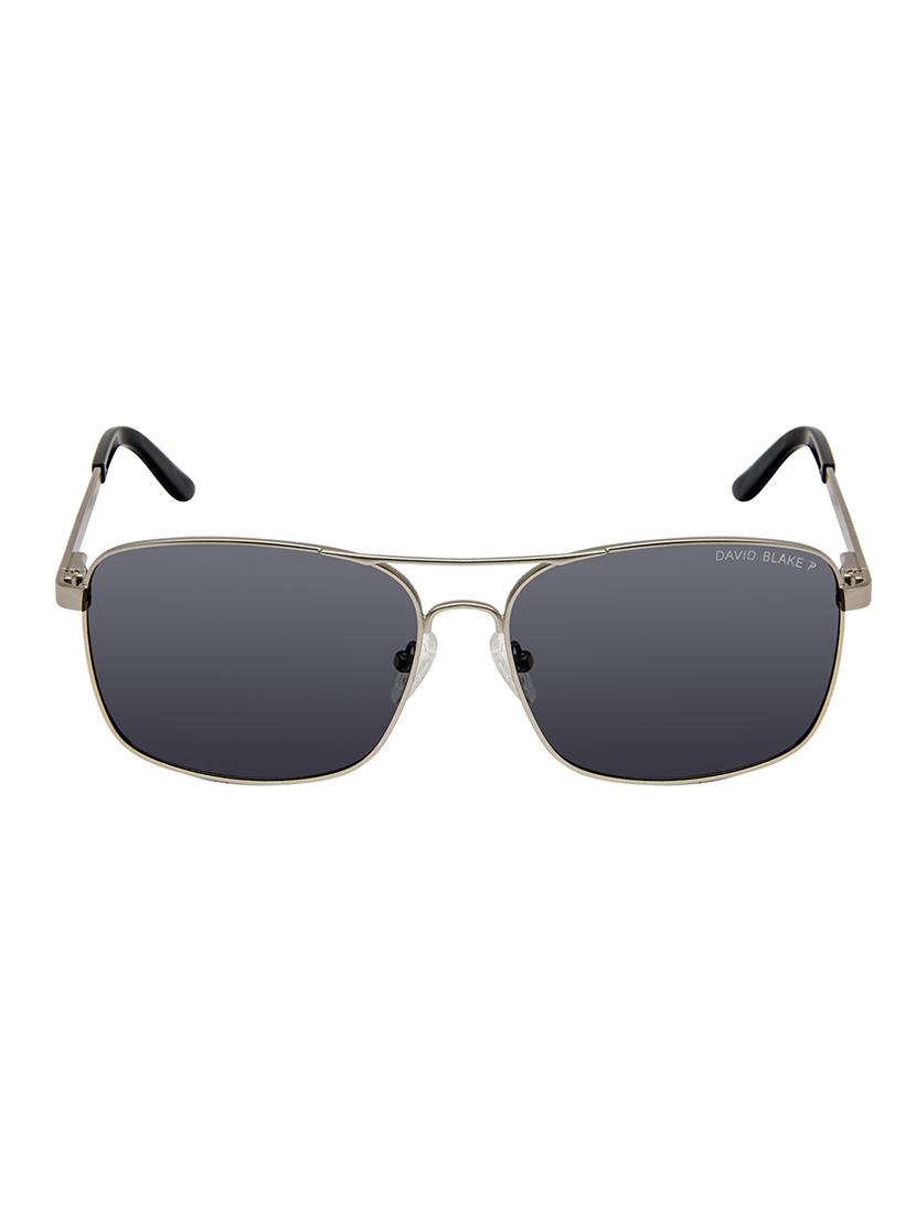 David Blake Grey Rectangular Polarized Uv Protected Sunglass - 15418810 - Zoom Image - 1